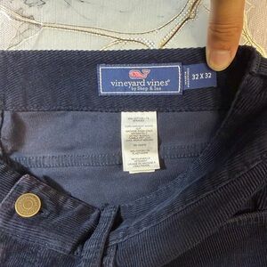 Vineyard Vines Dark Blue Corduroy Trousers